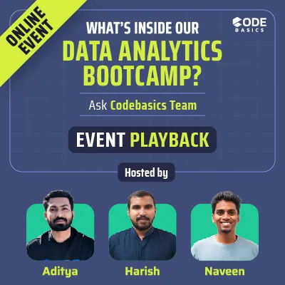 What’s Inside our Data Analytics Bootcamp? Ask Codebasics Team.